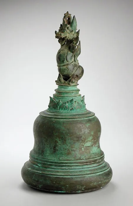 Impression encadrée : Cloche avec Lion. Indonésie, Java de l'Est. Impression encadrée : Cloche avec Lion. Indonésie, Java de l'Est.
