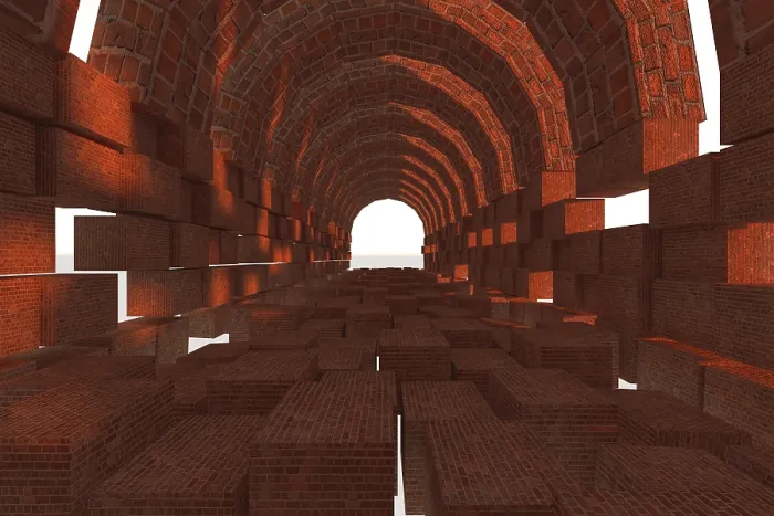 Impression encadrée : Représentation 3D de fonds abstraits.