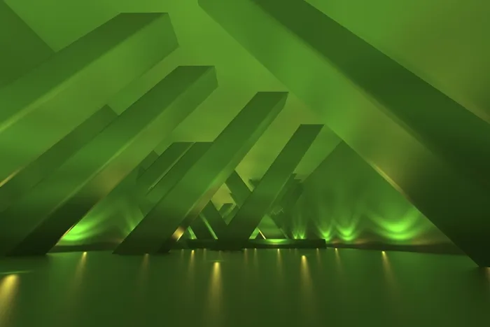 Impression encadrée : Représentation 3D de fonds abstraits.