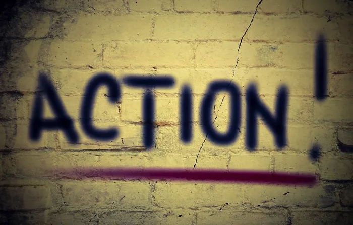 Impression encadrée : Action Concept