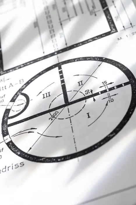 Impression encadrée : Plans architecturaux. Impression encadrée : Plans architecturaux.