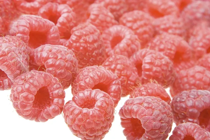 Impression encadrée : Arrière-plan de la framboise.