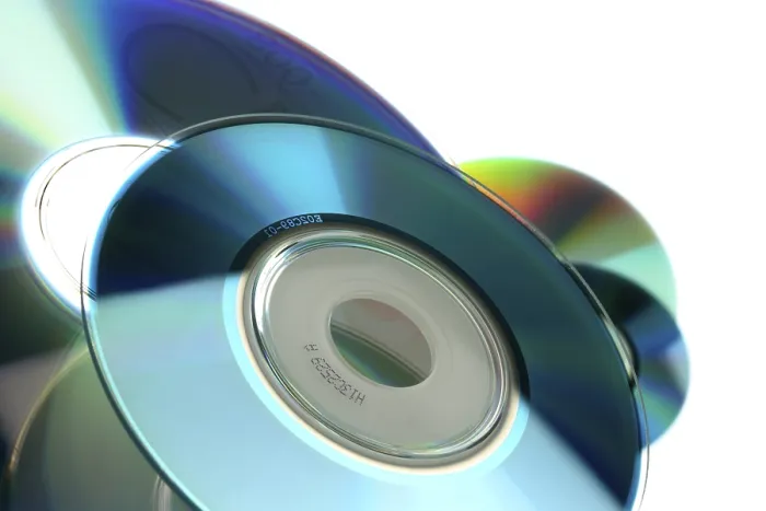 Impression encadrée : Les CDs vides.