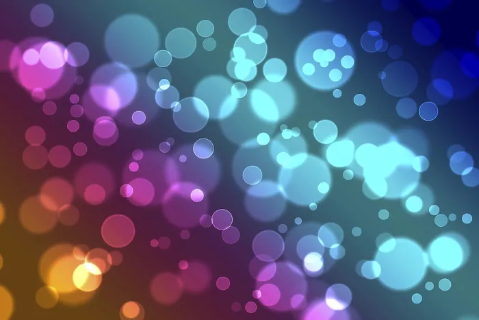 Impression encadrée : Bokeh avec arrière-plan gradient. Impression encadrée : Bokeh avec arrière-plan gradient.