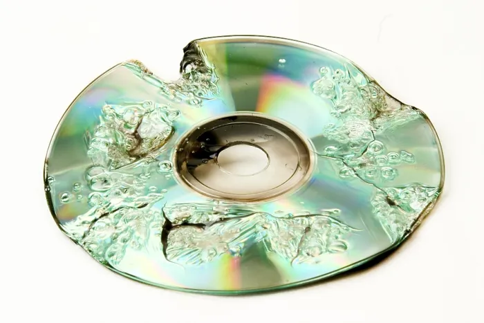 Impression encadrée : Gravure de CD.