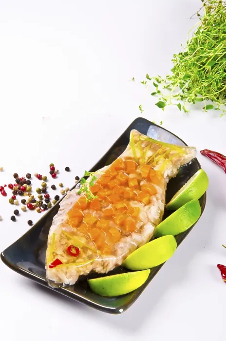 Impression encadrée : Le carpe en aspic.
