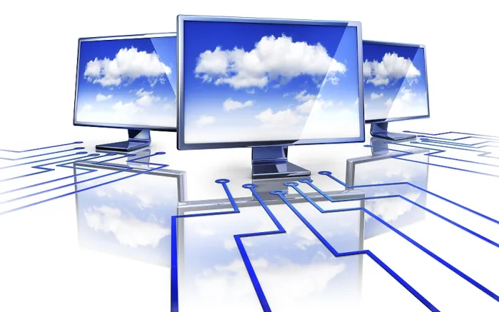 Impression encadrée : Conception de calcul en nuage.
