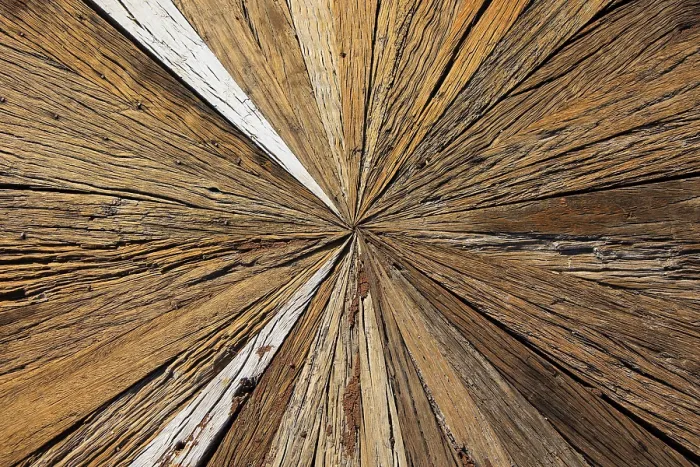 Impression encadrée : Centre d'une table ancienne.