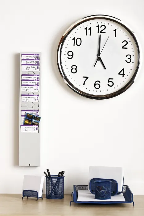 Impression encadrée : L'horloge à pendule.