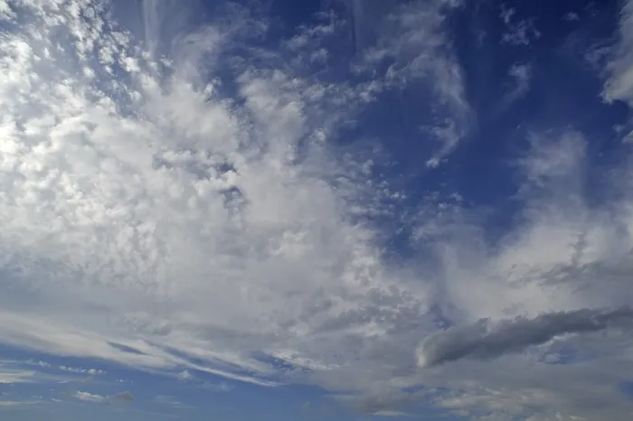 Impression encadrée : Nuages de cirrus.
