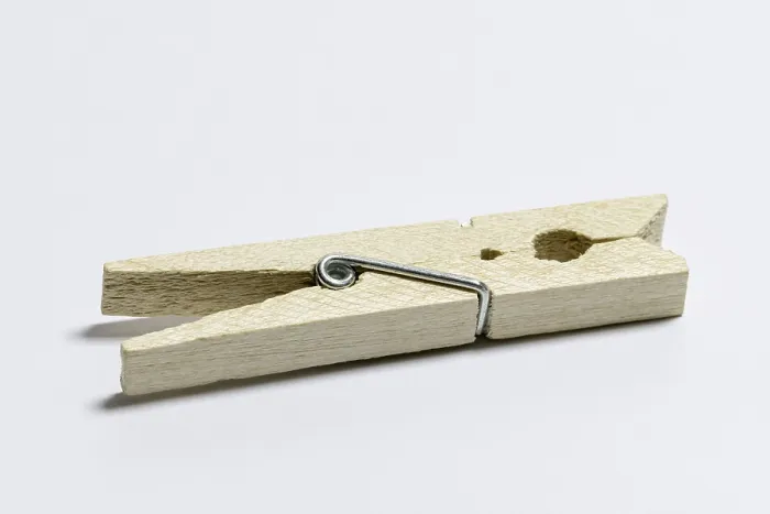 Impression encadrée : Épinglette de vêtements.