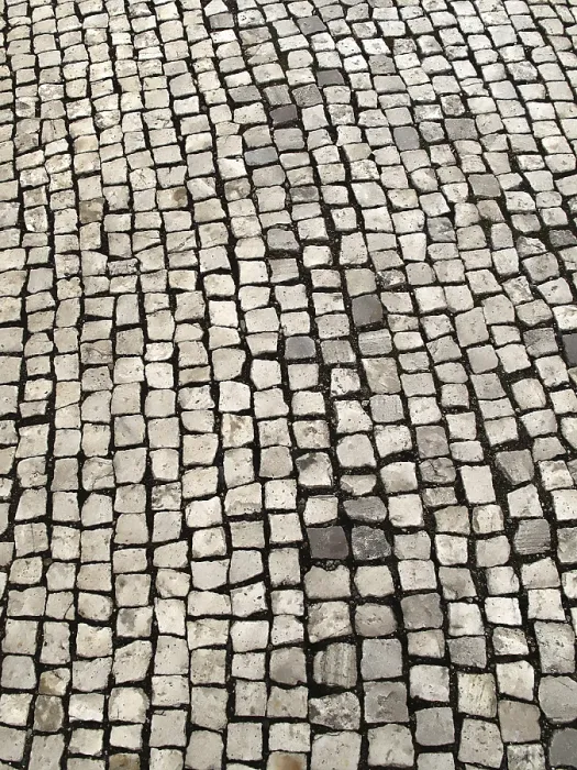 Impression encadrée : Une image de texture en pavé.
