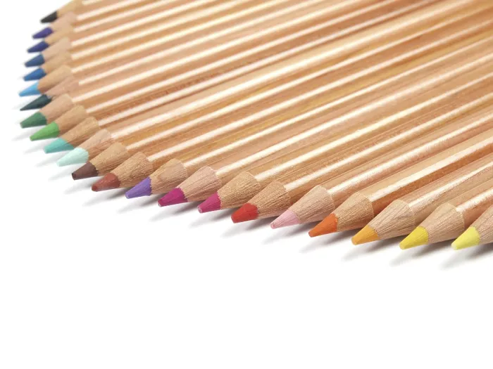 Impression encadrée : crayons colorés Impression encadrée : crayons colorés