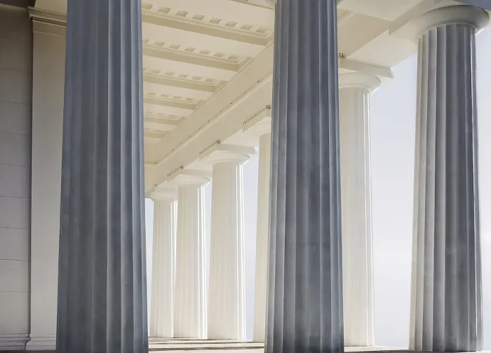 Impression encadrée : Columns