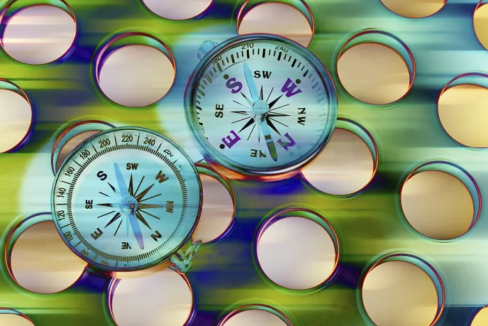 Impression encadrée : Compasses