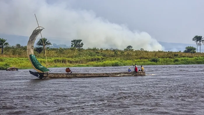 Impression encadrée : La rivière Congo, RDC. Impression encadrée : La rivière Congo, RDC.