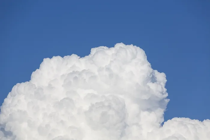 Impression encadrée : Nuages de Cumulus