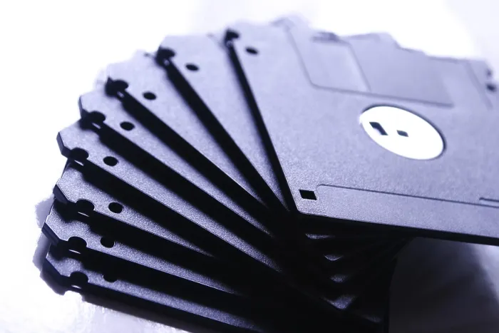 Impression encadrée : Diskettes