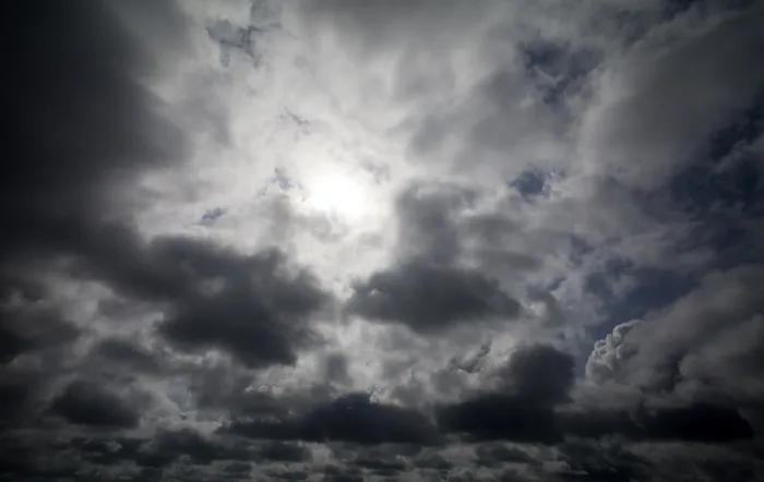 Impression encadrée : Nuages dramatiques, Côtes-d'Armor.