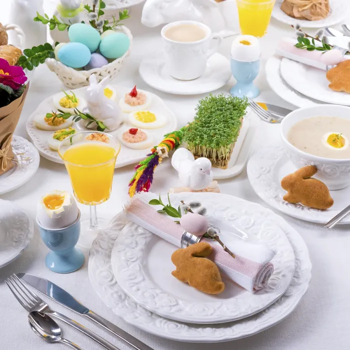 Impression encadrée : Table de Pâques Impression encadrée : Table de Pâques