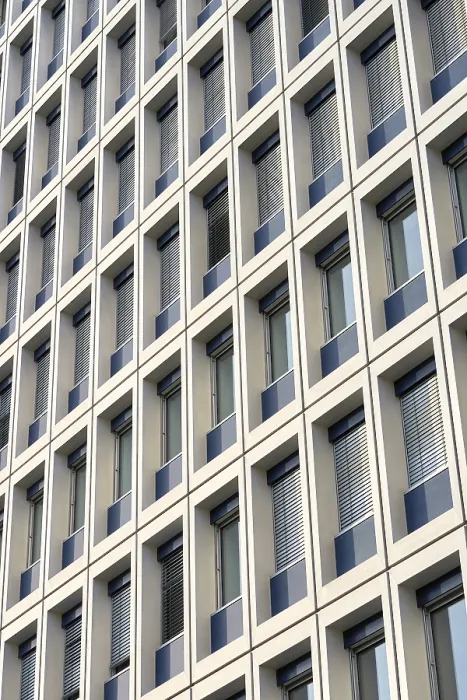 Impression encadrée : La façade d'un B.