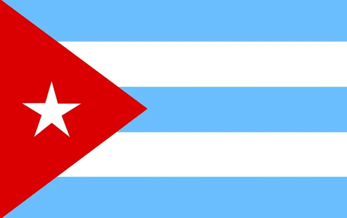 Impression encadrée : Drapeau de Cuba