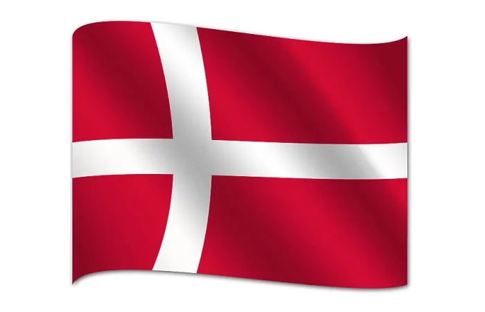 Impression encadrée : Drapeau du Danemark