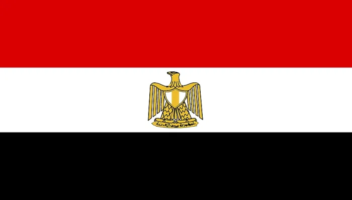 Impression encadrée : Drapeau de l'Égypte Impression encadrée : Drapeau de l'Égypte