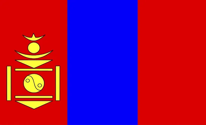 Impression encadrée : Drapeau de la Mongolie