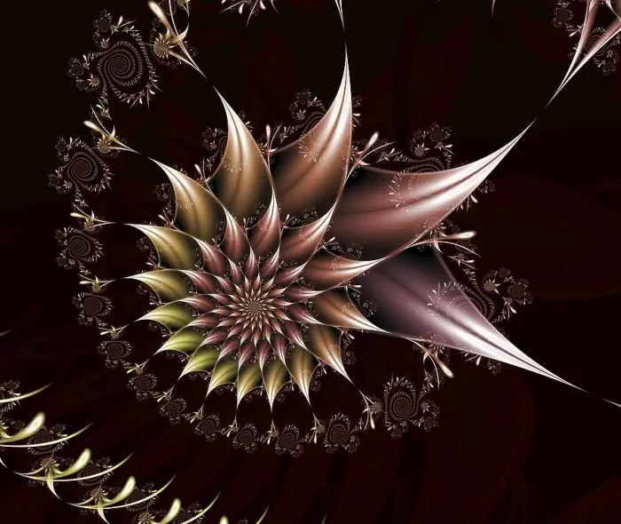 Impression encadrée : Objet fractal