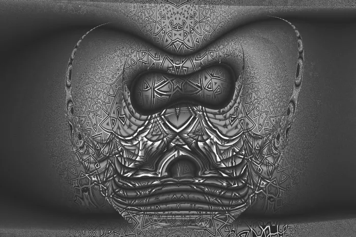 Impression encadrée : Objet fractal Impression encadrée : Objet fractal