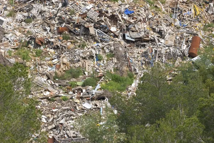 Impression encadrée : Les déchets à Majorque.