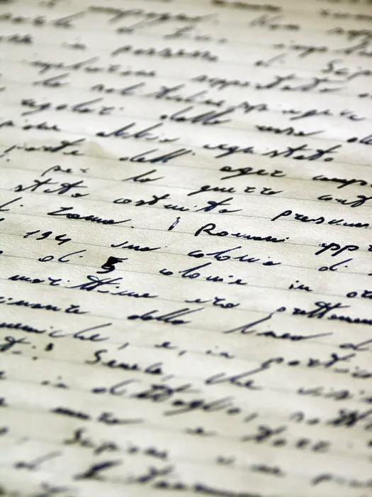 Impression encadrée : Notes manuscrites. Impression encadrée : Notes manuscrites.