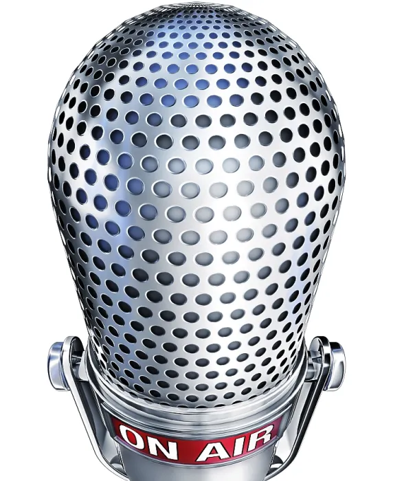 Impression encadrée : Représentation 3D haute résolution d'un microphone.