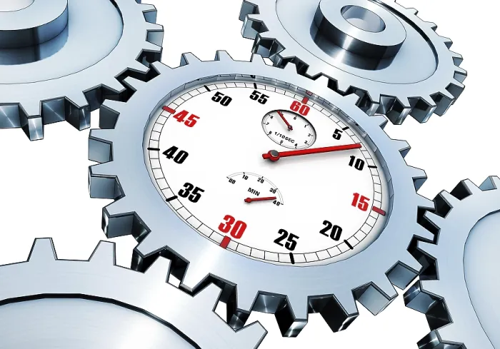 Impression encadrée : Rendu à haute résolution d'un concept de temps.