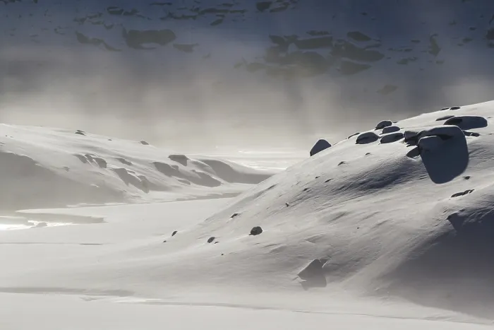 Impression encadrée : Paysage de Glace Oderteich
