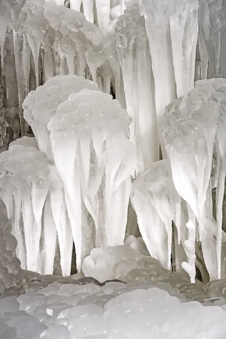 Impression encadrée : La formation de gouttes de glace. Impression encadrée : La formation de gouttes de glace.