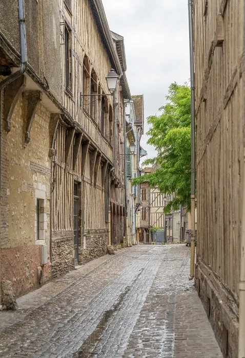 Impression encadrée : Vue de Troyes