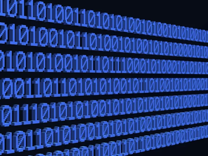 Impression encadrée : Code binaire informatique Impression encadrée : Code binaire informatique