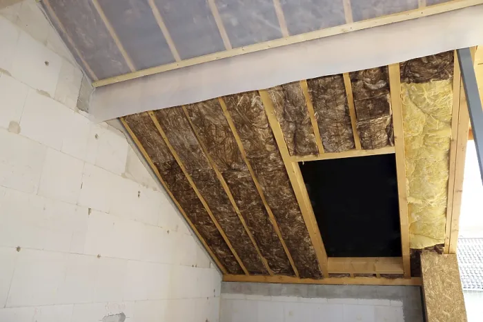 Impression encadrée : L'isolation de loft.