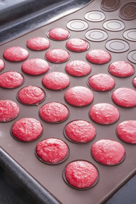 Impression encadrée : Les ingrédients du macaron. Impression encadrée : Les ingrédients du macaron.