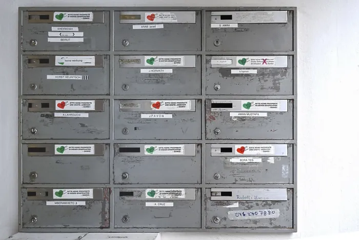 Impression encadrée : Mailboxes Impression encadrée : Mailboxes