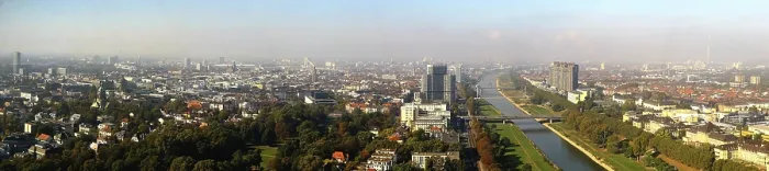 Impression encadrée : Mannheim vu du haut.