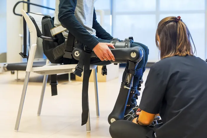 Impression encadrée : Exosquelette mécanique