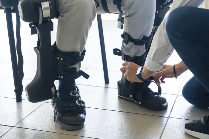 Impression encadrée : Exosquelette mécanique