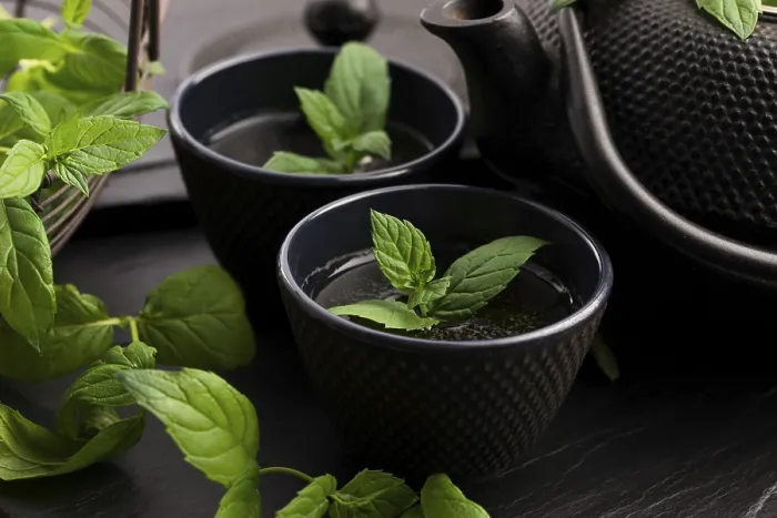 Impression encadrée : Thé à la menthe