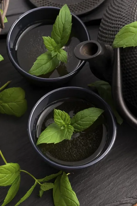Impression encadrée : Thé à la menthe.