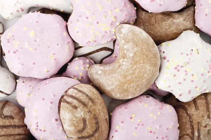 Impression encadrée : Mélange de biscuits à la gingembre.