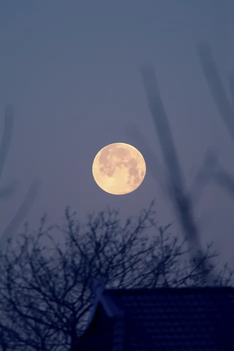 Impression encadrée : Lune pleine Impression encadrée : Lune pleine