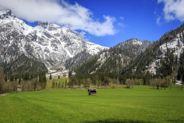 Impression encadrée : Vallée de montagne
